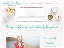 Tablet Screenshot of hollymaccue.com